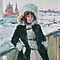 Зимой в Тропарево. Портрет дочери