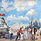 Эскиз росписи аванзала Советской выставки в Пекине
