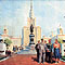 Эскиз росписи  аванзала Советской выставки в Пекине