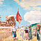 Эскиз росписи аванзала Советской выставки в Пекине